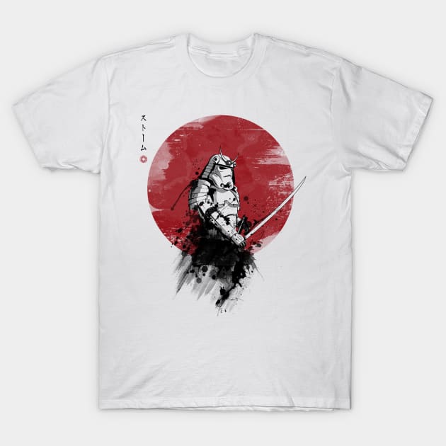 Storm Samurai T-Shirt by ddjvigo